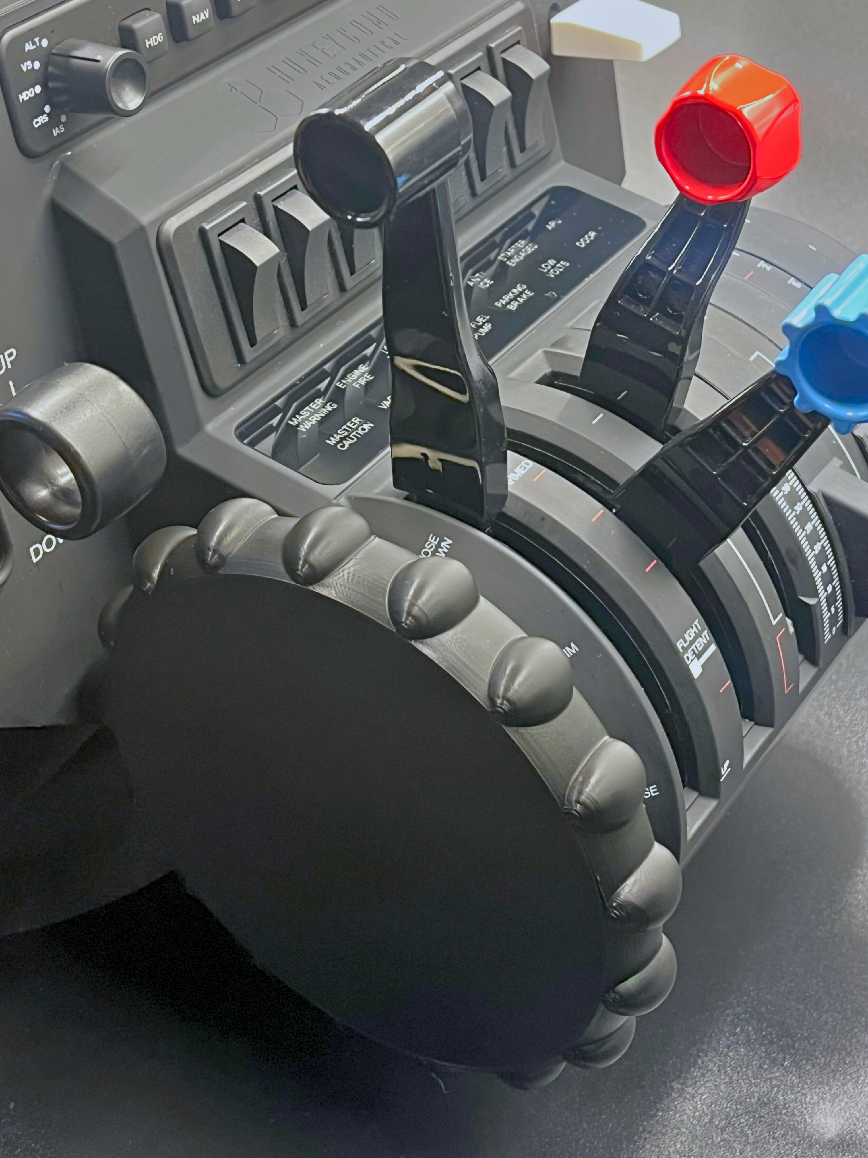 CockpitForge Cessna-Style GA Trim Wheel for Honeycomb Bravo